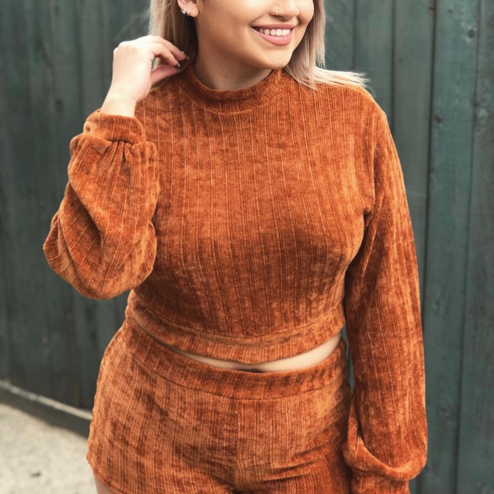 Knit sweater set